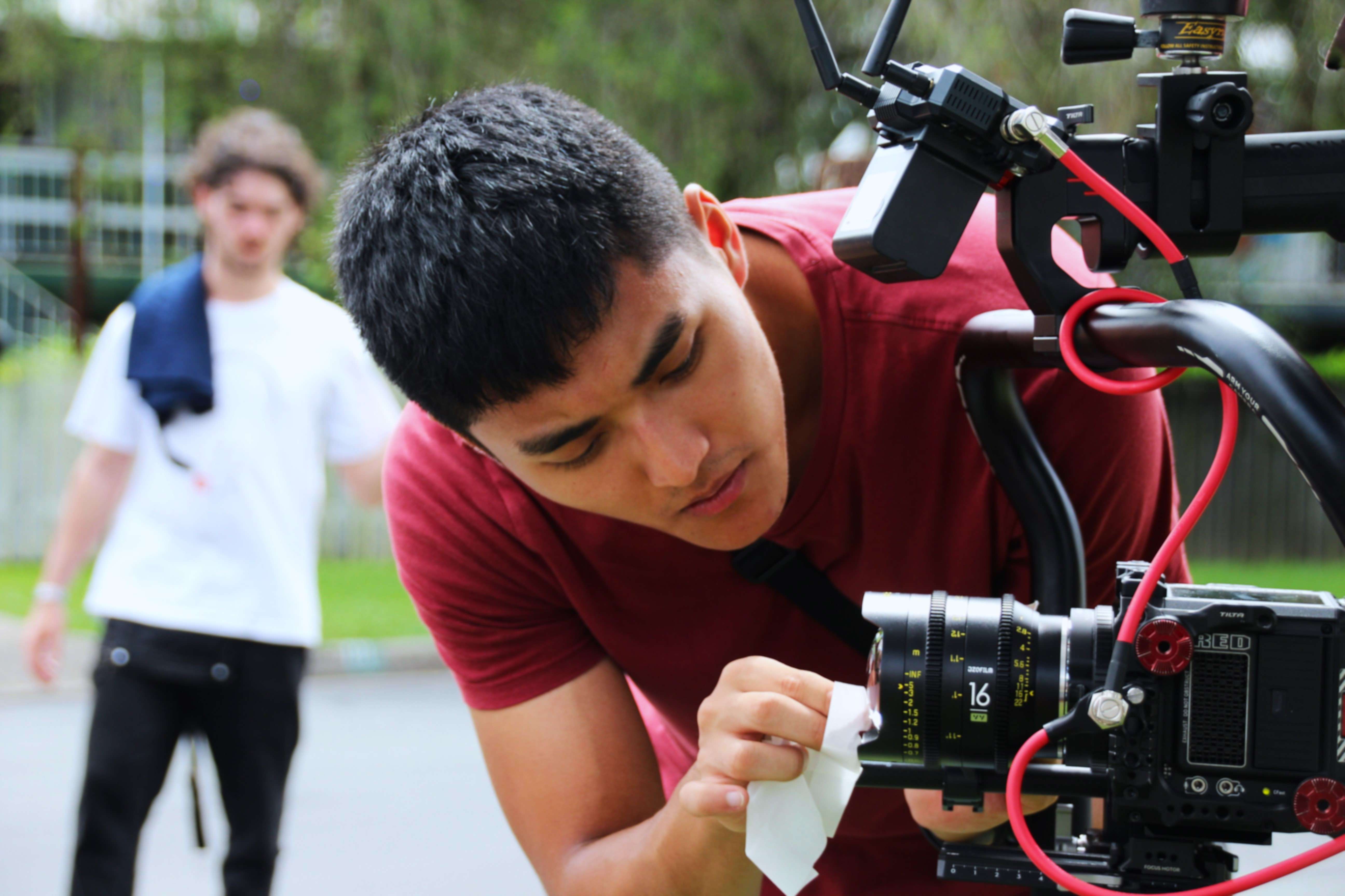 On set